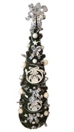 KUŽEL Vianočný stromček zdobený oblečený LED 140 cm