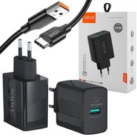 RÝCHLA USB-C nástenná nabíjačka + kábel pre iPhone 15 Pro Max RÝCHLA USB-C nástenná nabíjačka + kábel pre iPhone 15 Pro Max