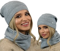 Zimná súprava pre dámsku čiapku + Tube Grey B1