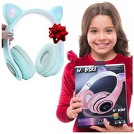 Slúchadlá na uši pre deti LED OSVETLENIE CAT EARS Slúchadlá na uši pre deti LED OSVETLENIE CAT EARS