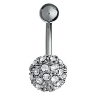 Piercing do pupka, chirurgická oceľ, 925 striebro Piercing do pupka, chirurgická oceľ, 925 striebro