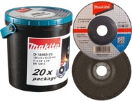 SADA BRÚSNYCH DISKOV MAKITA. KOV A OCEL 125x6 mm A24R D-18465 - 20 ks SADA BRÚSNYCH DISKOV MAKITA. KOV A OCEL 125x6 mm A24R D-18465 - 20 ks