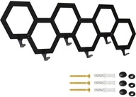 HEX Honeycombs kovový vešiak na šaty, čierny, 60 cm HEX Honeycombs kovový vešiak na šaty, čierny, 60 cm