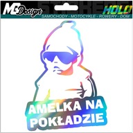 Nálepka na okno AMELKA ON BOARD HOLOGRAM Nálepka na okno AMELKA ON BOARD HOLOGRAM