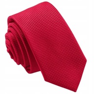 NARROW 6cm pánska kravata Sledź Smooth RED rw34 NARROW 6cm pánska kravata Sledź Smooth RED rw34