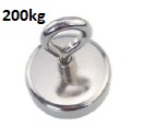 Neodymový magnetický držiak, nosnosť 200 kg.Háčik N42 Neodymový magnetický držiak, nosnosť 200 kg.Háčik N42