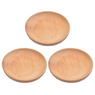 Misky na namáčanie na drevenom tanieri