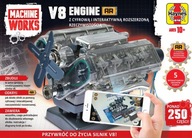 Konštrukčný model spaľovacieho motora Haynes V8