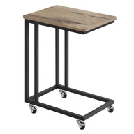 LOFT SIDE TABLE na kolieskach pre kávový notebook LOFT SIDE TABLE na kolieskach pre kávový notebook