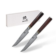 Shiori Suteki sada 2 steakových nožov z damaškovej ocele 12 cm Shiori Suteki sada 2 steakových nožov z damaškovej ocele 12 cm