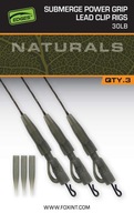 LEADCORE FOX SUBMERGE POWER GRIP LEAD CLIP RIGS 30 LEADCORE FOX SUBMERGE POWER GRIP LEAD CLIP RIGS 30