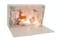 Zvieratká LED karta na rôzne príležitosti, 3D karty Zvieratká LED karta na rôzne príležitosti, 3D karty
