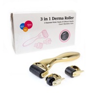 DERMA ROLLER 3 V 1 ZLATÁ MEZOTERAPIA DERMA ROLLER 3 V 1 ZLATÁ MEZOTERAPIA