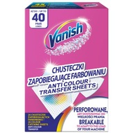 Vanish farebné utierky na bielizeň 20 ks. Vanish farebné utierky na bielizeň 20 ks.