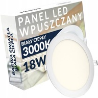 VÝKONNÉ VEĽKÉ LED STROPNÉ SVIETIDLO ROVINOVÉ LED PANELY ZAPOMATNÉ okrúhle 18W 230V VÝKONNÉ VEĽKÉ LED STROPNÉ SVIETIDLO ROVINOVÉ LED PANELY ZAPOMATNÉ okrúhle 18W 230V