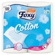 Foxy Cotton Toaletný papier 4 kusy