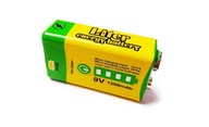 Batéria Li-Ion 1200mAh 9V 6F22 batéria Batéria Li-Ion 1200mAh 9V 6F22 batéria