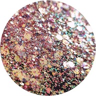 HOLOGRAPHIC LOSE GLITTER CORAL GOLD MIX 100G