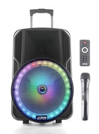 MOBILNÝ STĹPEC LED 12 \ '\' 30 cm USB BT MIC FM RGB