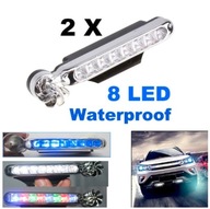 Viacfarebný štýl 2 ks 2x Wind Power 8 LED Self Viacfarebný štýl 2 ks 2x Wind Power 8 LED Self