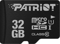 Pamäťová karta PATRIOT MicroSDHC 32GB série LX