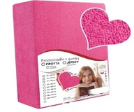 Froté vypasovaná plachta 200x220 froté ružová Froté vypasovaná plachta 200x220 froté ružová