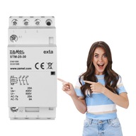 Modulárny stýkač 230V 25A STM-25-30 3NO EXTA Modulárny stýkač 230V 25A STM-25-30 3NO EXTA