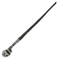 SKULL čarodejnícky prútik čierno-sivý kúzelník SKULL čarodejnícky prútik čierno-sivý kúzelník
