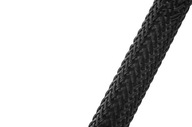 Pružný polyesterový výplet pr. 6 mm - čierna Pružný polyesterový výplet pr. 6 mm - čierna