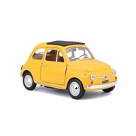 Fiat 500F (1965) 1:24 model Bburago 18-22098 žltý
