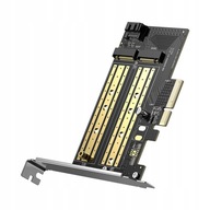 DUAL SSD ADAPTÉR PCIE 3.0 AŽ M.2 M-KEY M.2 B-KEY DUAL SSD ADAPTÉR PCIE 3.0 AŽ M.2 M-KEY M.2 B-KEY
