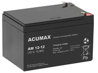 VÝKONNÁ BATÉRIA AGM VRLA BATÉRIA ACUMAX AM 12 V 12 Ah AM12-12 12AH 12V UPS VÝKONNÁ BATÉRIA AGM VRLA BATÉRIA ACUMAX AM 12 V 12 Ah AM12-12 12AH 12V UPS