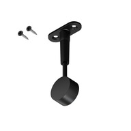 Čierne okrúhle držadlo MODERN na tyč na šaty Čierne okrúhle držadlo MODERN na tyč na šaty
