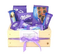 MILKA DARČEKOVÝ KOŠÍK MIKULÁŠKY DARČEK MILKA DARČEKOVÝ KOŠÍK MIKULÁŠKY DARČEK