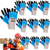 10x silné pracovné rukavice DUOAIR 9