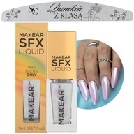 Makear SFX Liquid Nail Powder BP01 Bright Prism sheet + SEOL FILE Makear SFX Liquid Nail Powder BP01 Bright Prism sheet + SEOL FILE