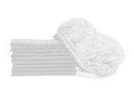 100 ks lekárska čiapka z netkanej textílie Clip biela