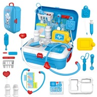 Lekársky set pre deti Malý doktor v kufri Príslušenstvo k veľkému stetoskopu Lekársky set pre deti Malý doktor v kufri Príslušenstvo k veľkému stetoskopu