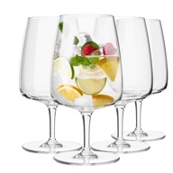KROSNO MODERNÁ SADA 4 POHÁROV NA VODU NÁPOJE 330 ml ŤAHANÉ POHÁRE KROSNO MODERNÁ SADA 4 POHÁROV NA VODU NÁPOJE 330 ml ŤAHANÉ POHÁRE