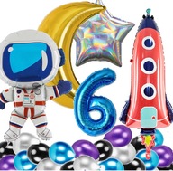BALÓNY narodeniny 6 ROKOV VESMÍRNY RAKETOVÝ ASTRONAUT BALÓNY narodeniny 6 ROKOV VESMÍRNY RAKETOVÝ ASTRONAUT