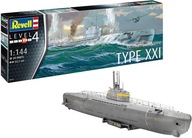 Súprava modelu nemeckej ponorky Revell typu XXI
