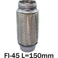 FLEXIBILNÝ KONEKTOR VÝFUKU FI-45 L=150mm FLEXIBILNÝ KONEKTOR VÝFUKU FI-45 L=150mm