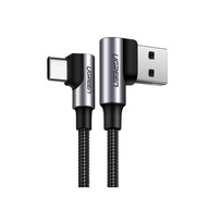 UGREEN UGREEN USB to USB-C 3A 0,5 m Quick Charge 3.0 lomený kábel UGREEN UGREEN USB to USB-C 3A 0,5 m Quick Charge 3.0 lomený kábel