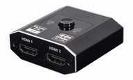 GEMBIRD obojsmerný HDMI 4K prepínač 2 porty
