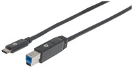 USB C-B M/M KÁBEL 2,0 m USB 3.0 SuperSpeed čierne USB C-B M/M KÁBEL 2,0 m USB 3.0 SuperSpeed čierne