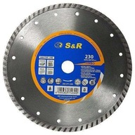 Diamantový rezací kotúč S&R Turbo 230/2,6 mm. Diamantový rezací kotúč S&R Turbo 230/2,6 mm.