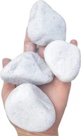 Pebble Bianco Carrara 40-60mm Dekoračný kameň 25kg