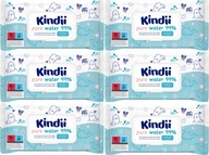 KINDII PURE WATER WIPERS 99% 6x60 6BAL KINDII PURE WATER WIPERS 99% 6x60 6BAL
