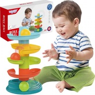 WOOPIE BABY Ball Track Sada loptičiek Špirála + 3 loptičky WOOPIE BABY Ball Track Sada loptičiek Špirála + 3 loptičky