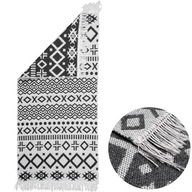 Koberec Kilim Boho Šedé moderné strapce 60x120cm Koberec Kilim Boho Šedé moderné strapce 60x120cm
